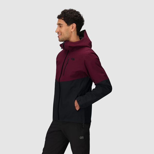 Outdoor Research Foray 3L Veste imperméable coupe-vent à capuche pour homme Coupe standard