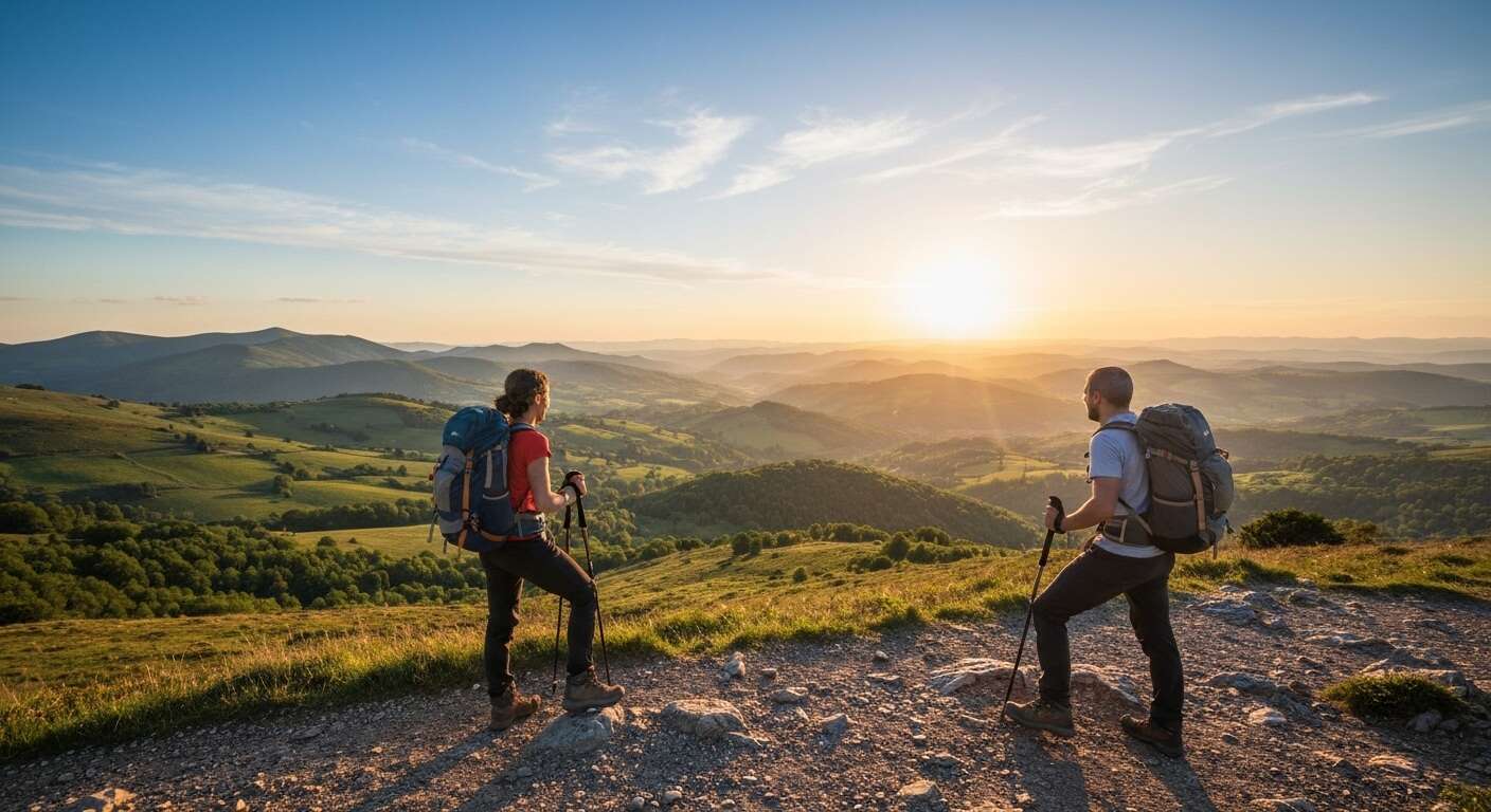 Ascension du puy mary : efforts et panorama &agrave; couper le souffle