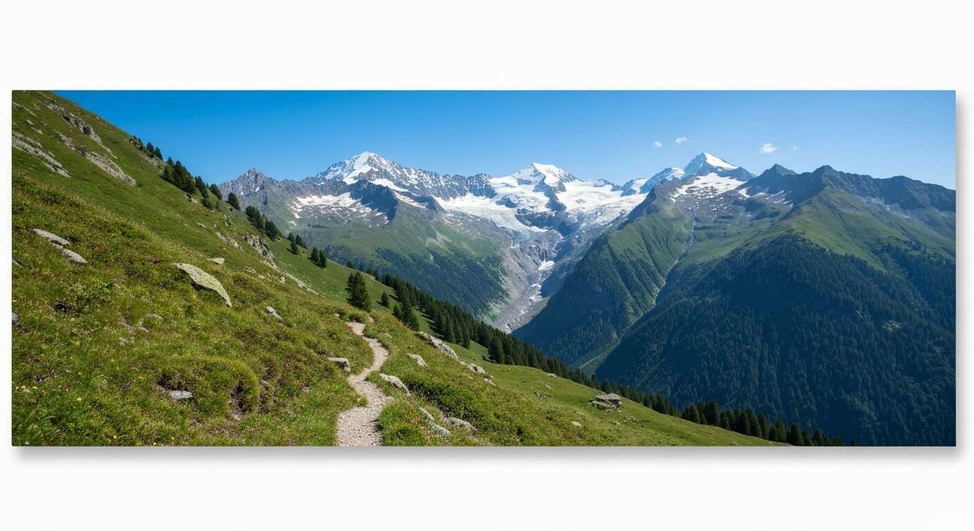 Randonnée : explorez le chemin vers le glacier du Hüfi