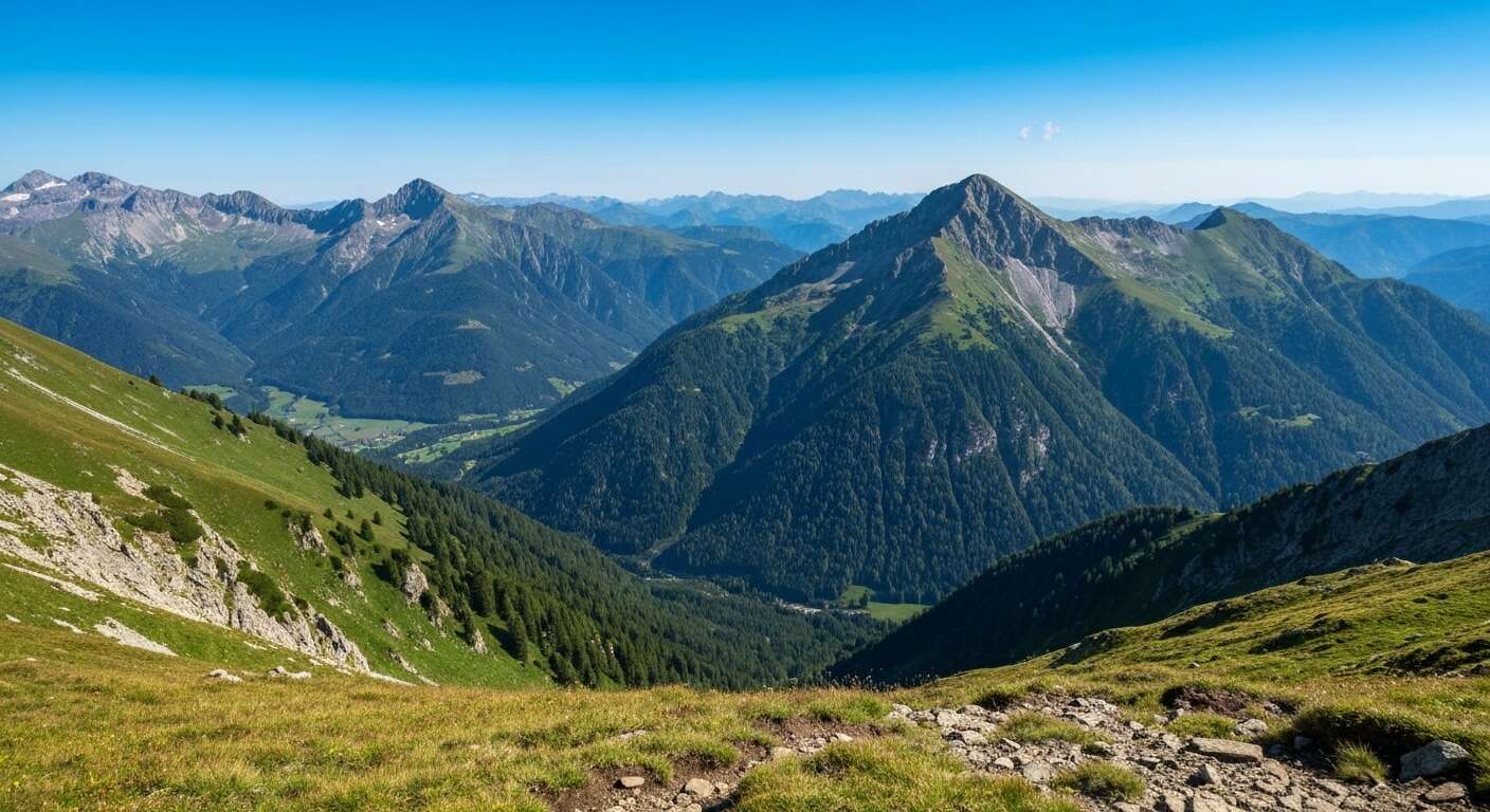 Atteindre le belvédère des trois refuges Atteindre le belvédère des trois refuges