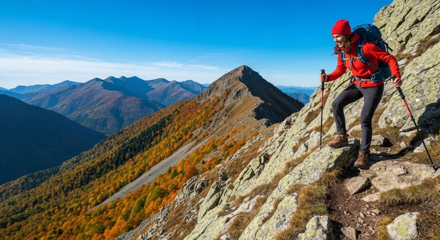 Aventure automnale : explorer le pic du Midi de Siguer hors-piste