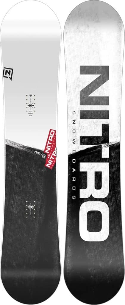 Test : snowboard Nitro Prime Raw Wide BRD '22, performance mixte-adulte
