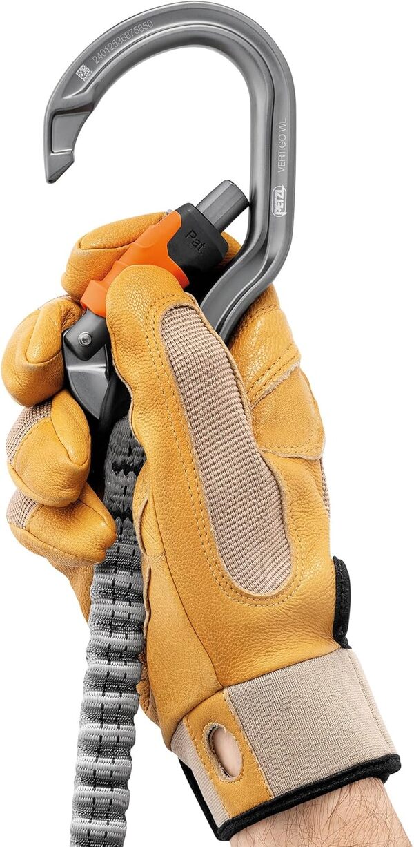 PETZL - Longe de Via Ferrata Scorpio Vertigo - de 40 à 120 kg, Orange, 365 g