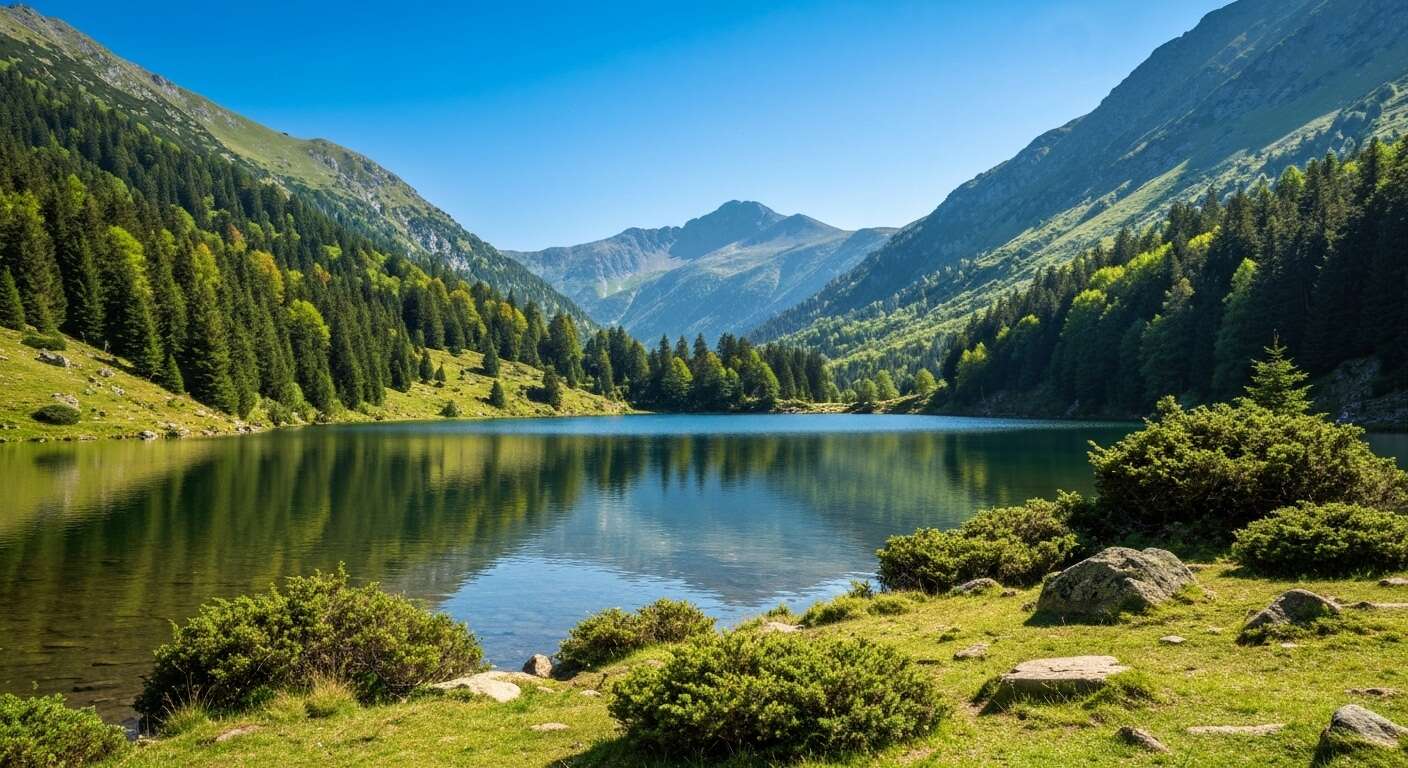 Le lac pavin : joyau féérique de l'auvergne Le lac pavin : joyau féérique de l'auvergne
