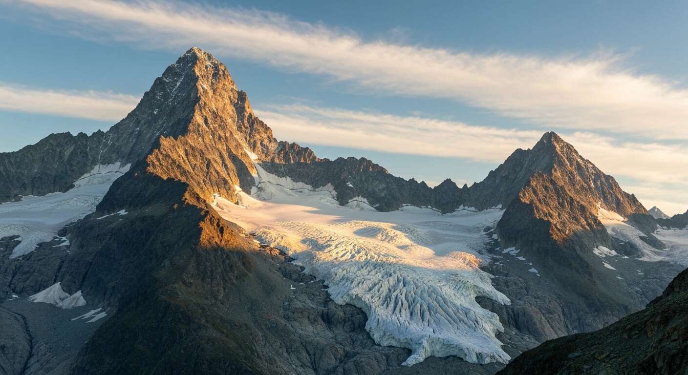 Exploration des sommets encadrant le glacier noir