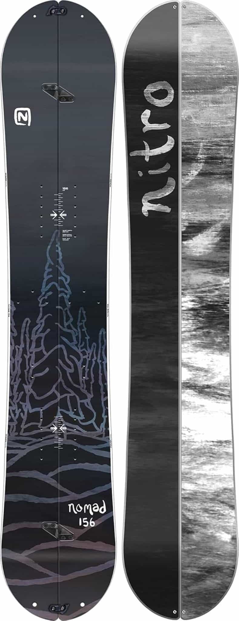 Test : nitro Snowboards Nomad 156 multicolore pour homme