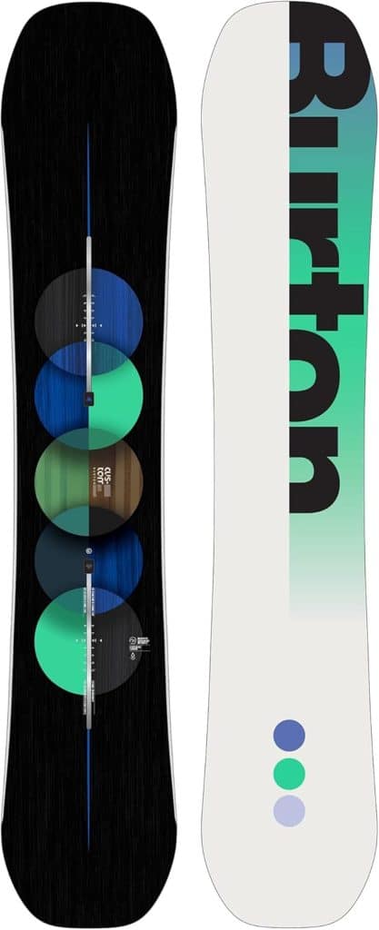 Test : snowboard Burton à cambre personnalisé 156 cm pour homme
