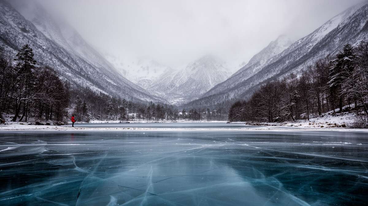 D&eacute;couverte du lac gel&eacute; de catchet