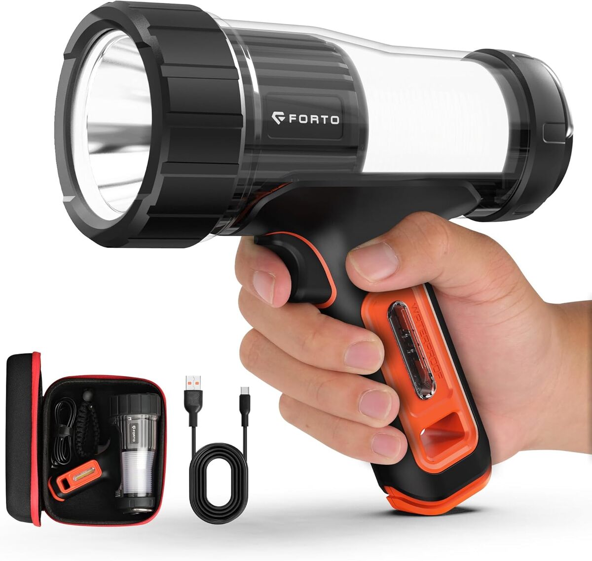 Test du projecteur LED FORTO 3000 lm : lumière portable et puissante