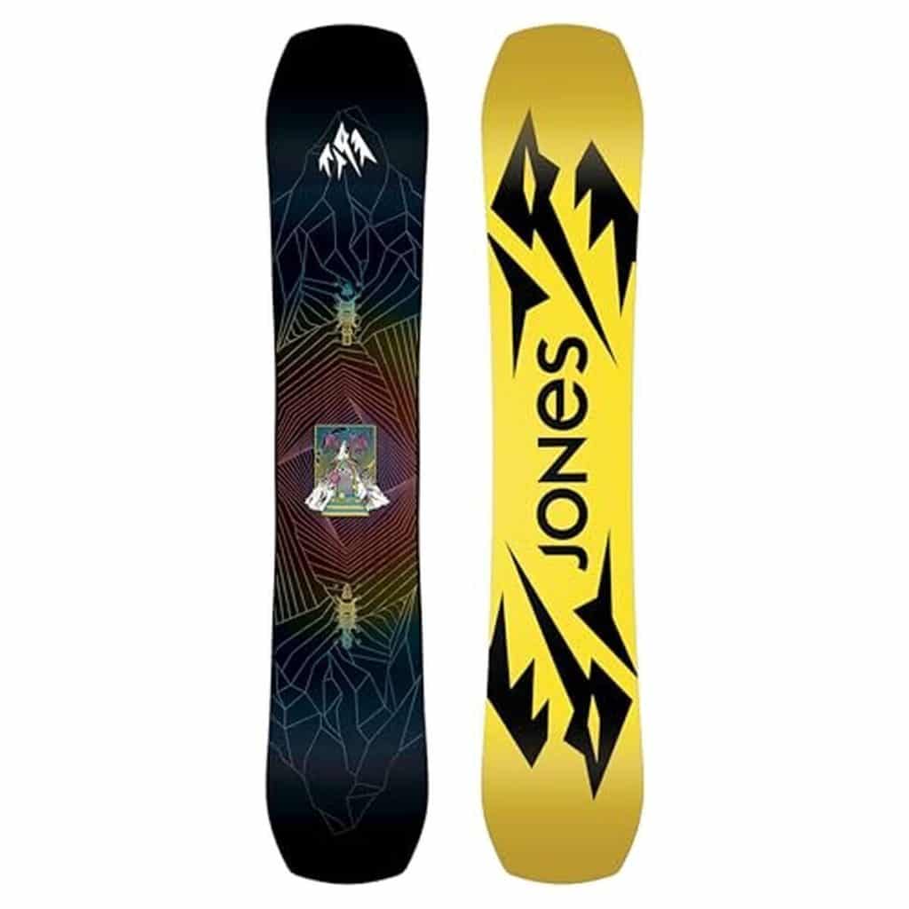 Test de la planche de snowboard Jones Mountain Twin taille 157 pour homme