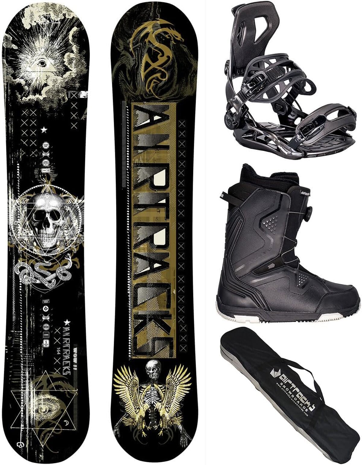 Test : planche de snowboard Airtracks WOW Carbon Wide Hybrid Rocker 164