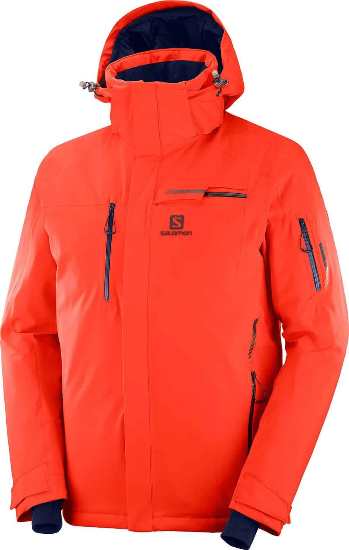 Test : veste de ski Salomon Brilliant JKT M rouge