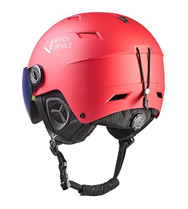 Découvrez l'efficacité et le design du casque de ski Black Crevice Kirchberg rouge 58-61 cm, alliant sécurité et style sur les pistes.