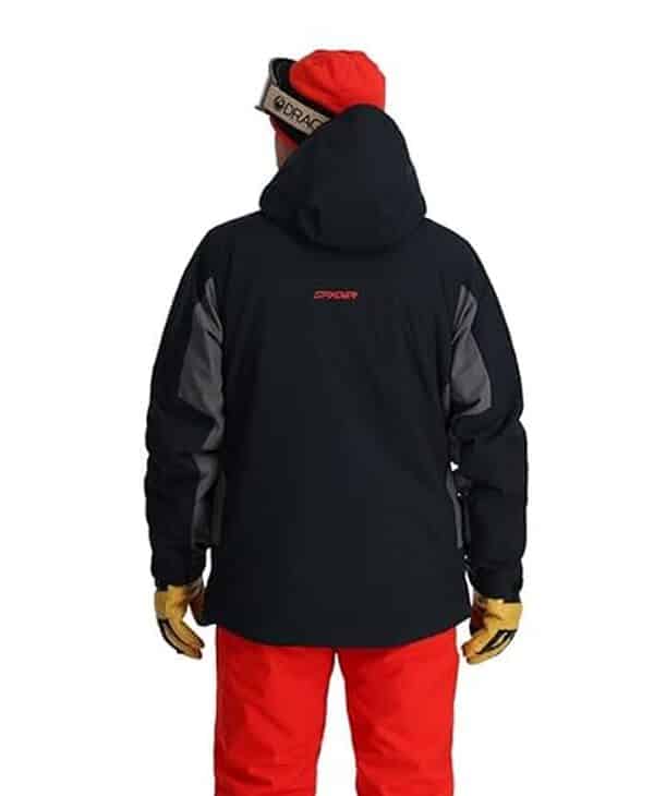 Explorez notre test détaillé de la veste de ski Spyder Vertex pour homme, taille L en noir : confort, chaleur et performance pour vos aventures hivernales
