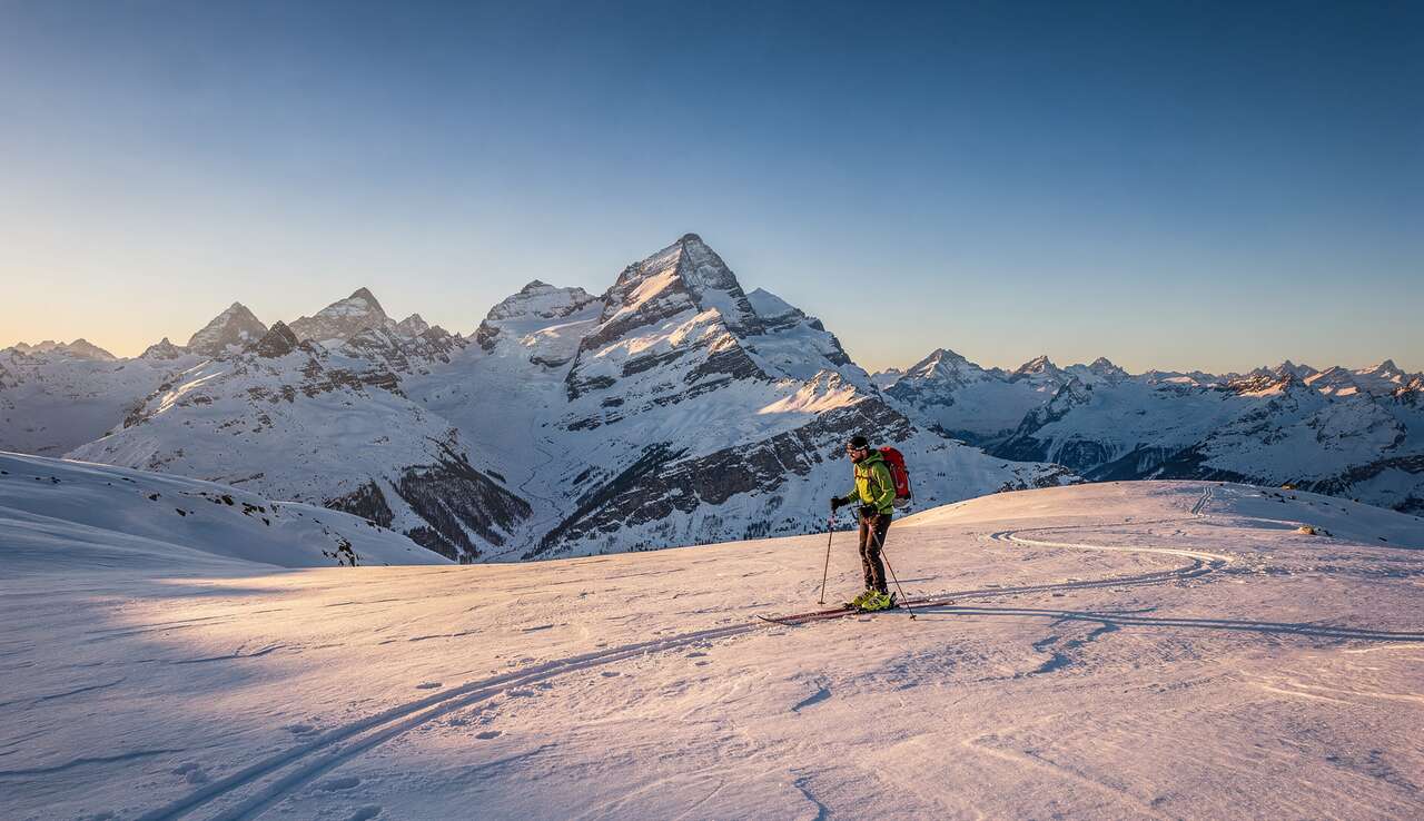 Ski de randonnée accessible à la Croix du Vallon