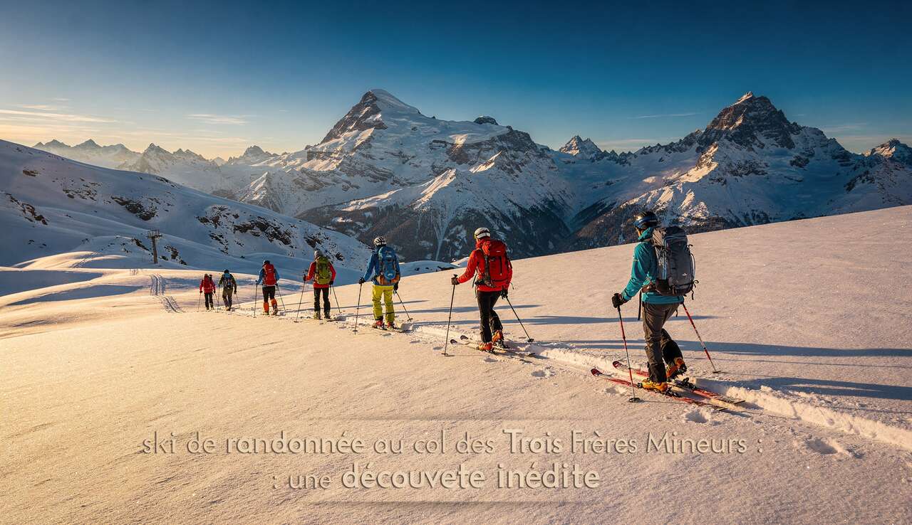 D&eacute;couverte du col des trois fr&egrave;res mineurs