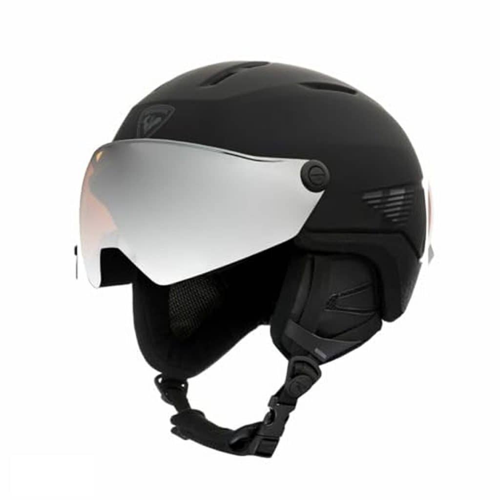 Test du casque de ski Rossignol Fit Visor Impacts Noir LXL