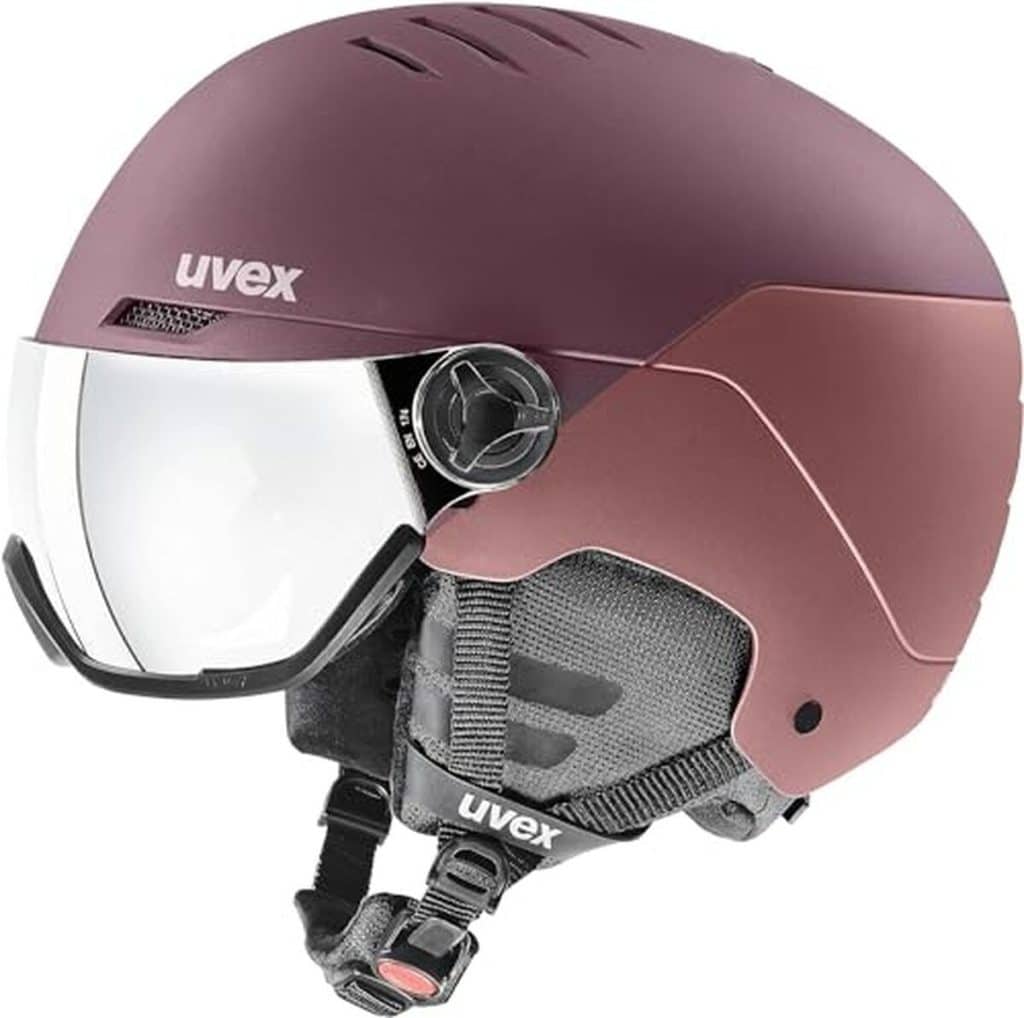 Test du casque de ski uvex Wanted Visor avec visière réglable