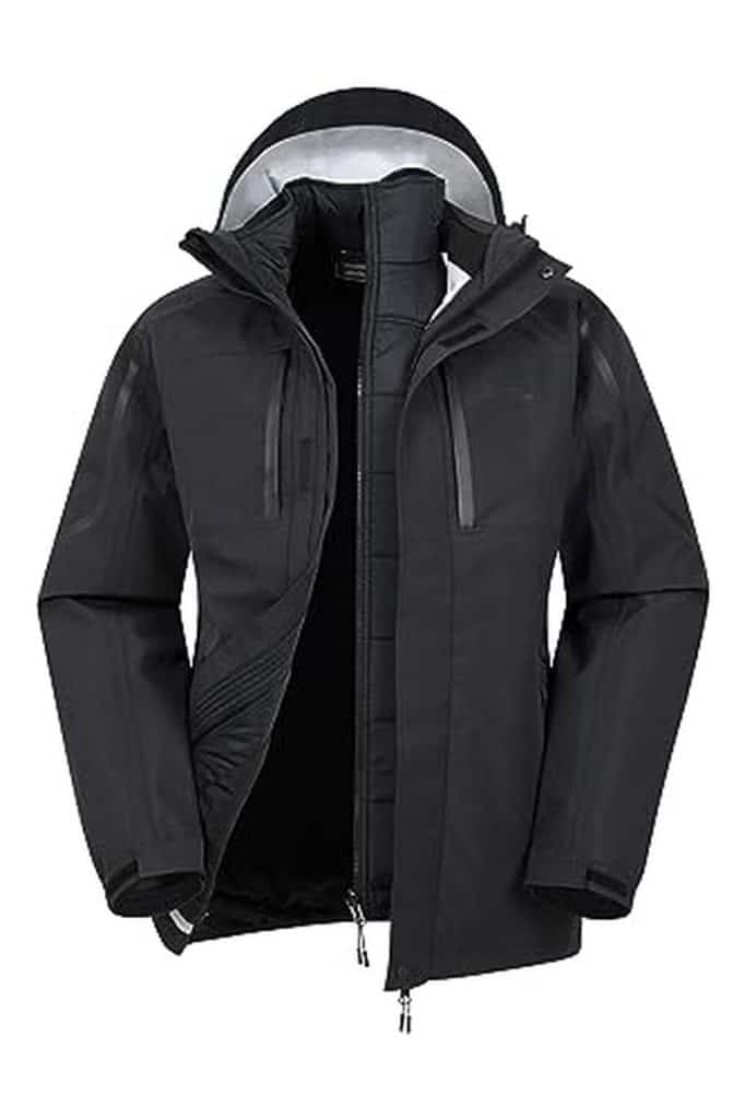 Test : veste 3 en 1 imperméable pour homme de mountain warehouse