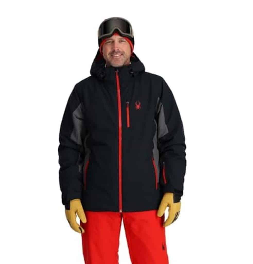 Test : veste de ski isolante Spyder Vertex pour homme en noir, taille L