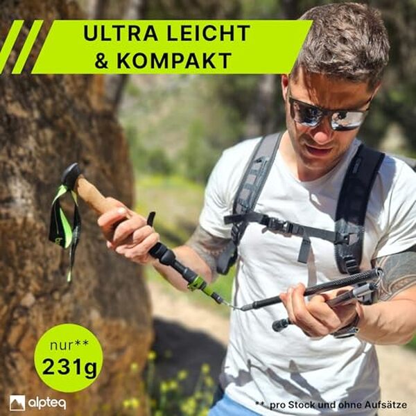 Découvrez notre test complet des bâtons de randonnée Alpteq en carbone : légèreté, robustesse et praticité. Idéals pour vos aventures en montagne.