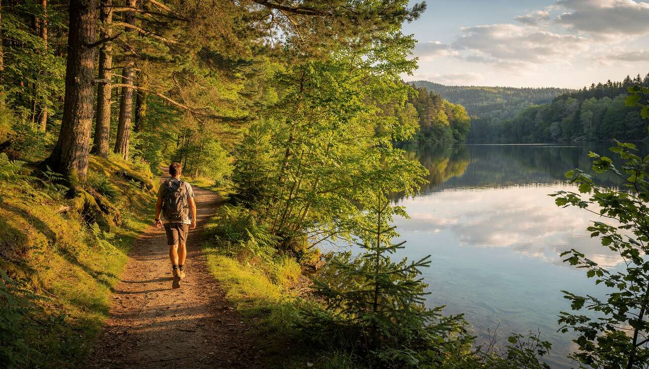 Randonn&eacute;e au lac des settons : tranquillit&eacute; au c&oelig;ur du morvan