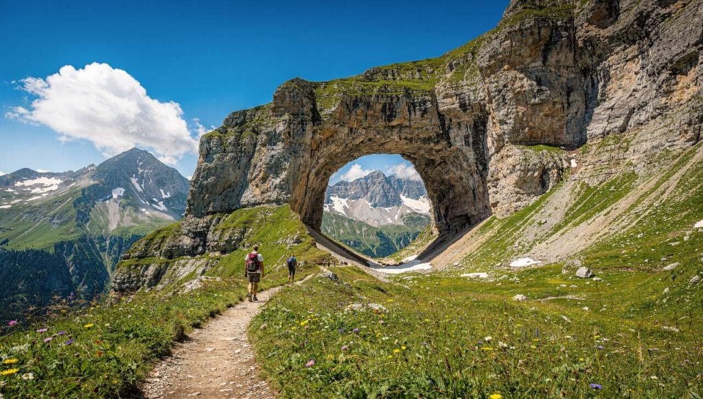 Randonnée épique au trou de la mouche dans les Aravis