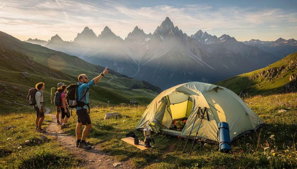 Aventure entre amis : camping sauvage et randonnées dans les Pyrénées