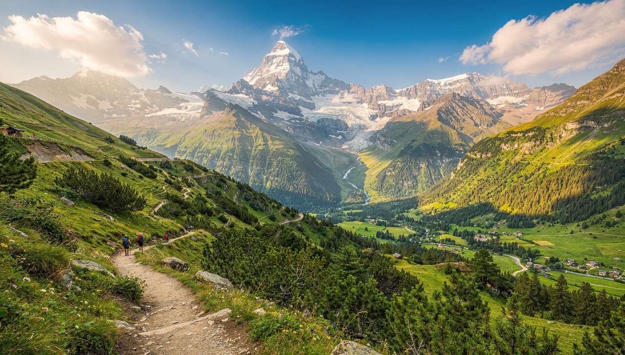 Randonnée Épique : montagne jusqu'à la Jonction du Mont Blanc