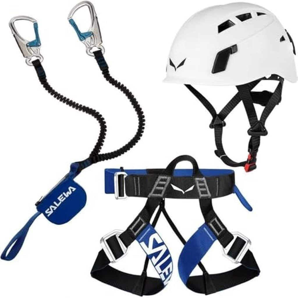 Test : ensemble Salewa Via Ferrata Premium Attac Ceinture Ferrata Lite Casque Toxo