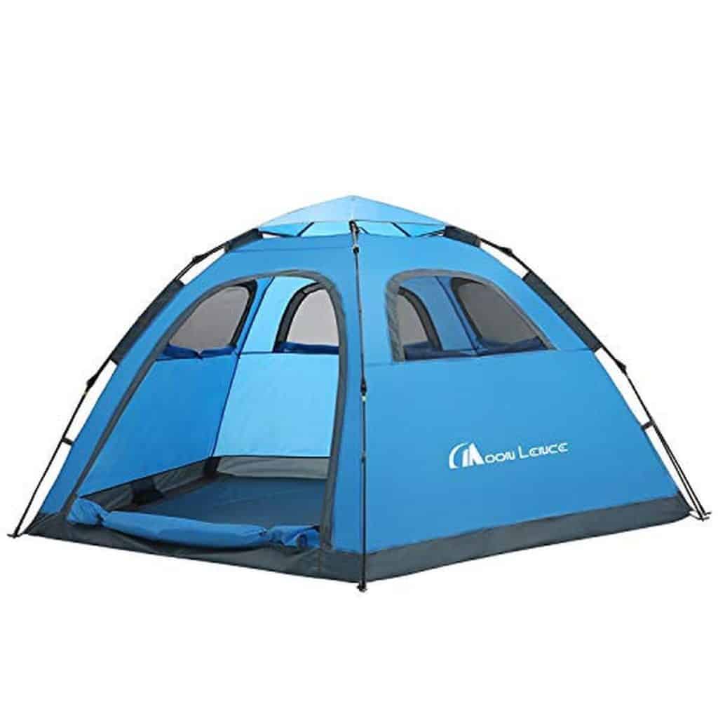 Test : tente Moon Lence instantanée pour famille 4-5 pers.