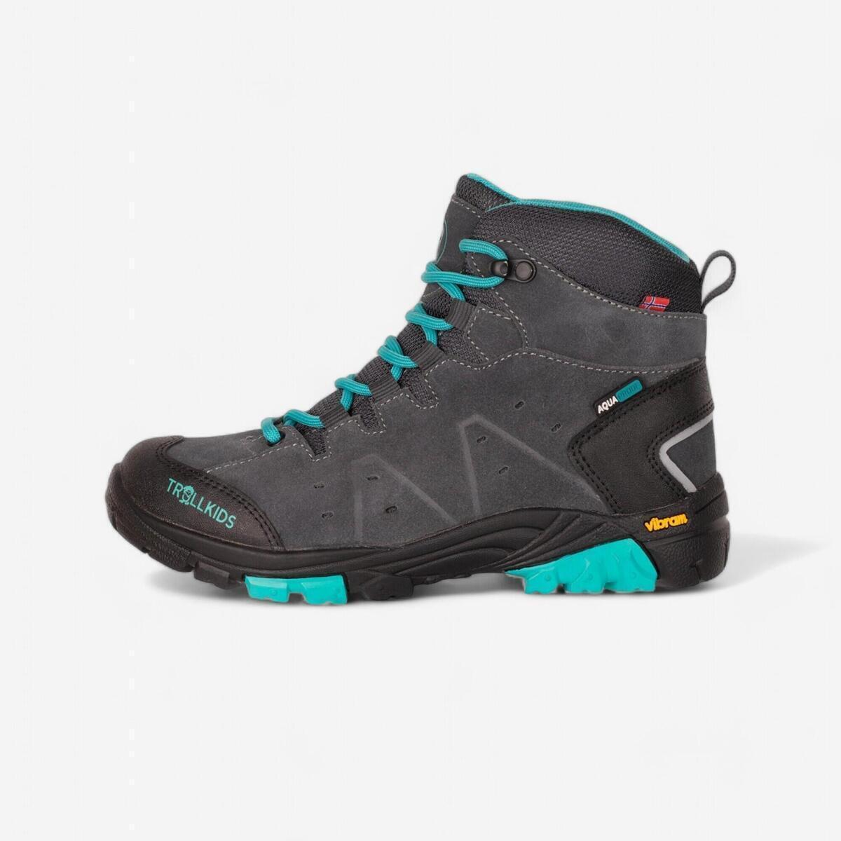 Test des chaussures de randonnée imperméables Decathlon Trollsteinen Hiker Mid gris/bleu