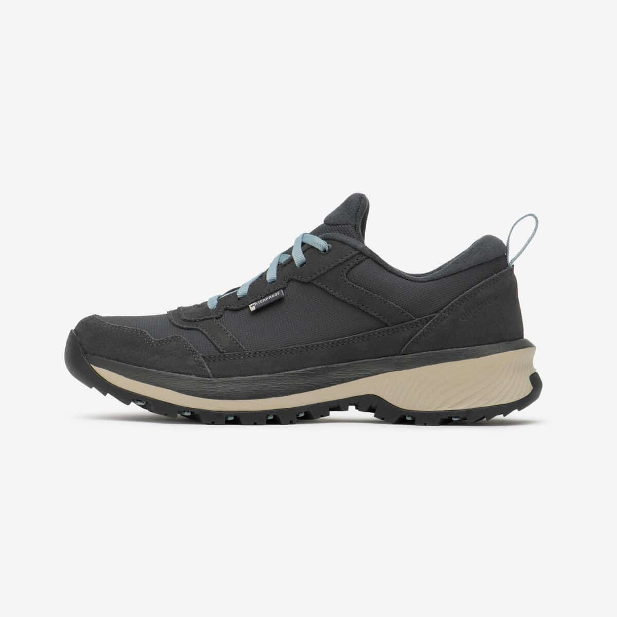 Test des chaussures de randonnée imperméables femme Decathlon NH500 cuir WP gris