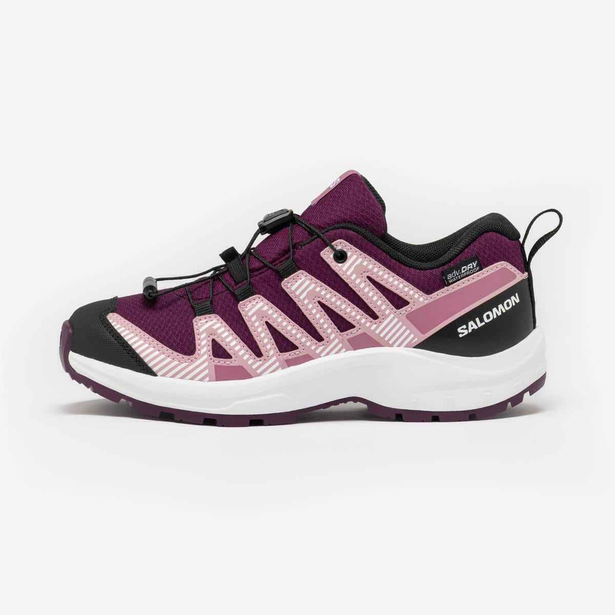 Test chaussures de randonnée imperméables enfant Salomon XA PRO 3D rose - Decathlon
