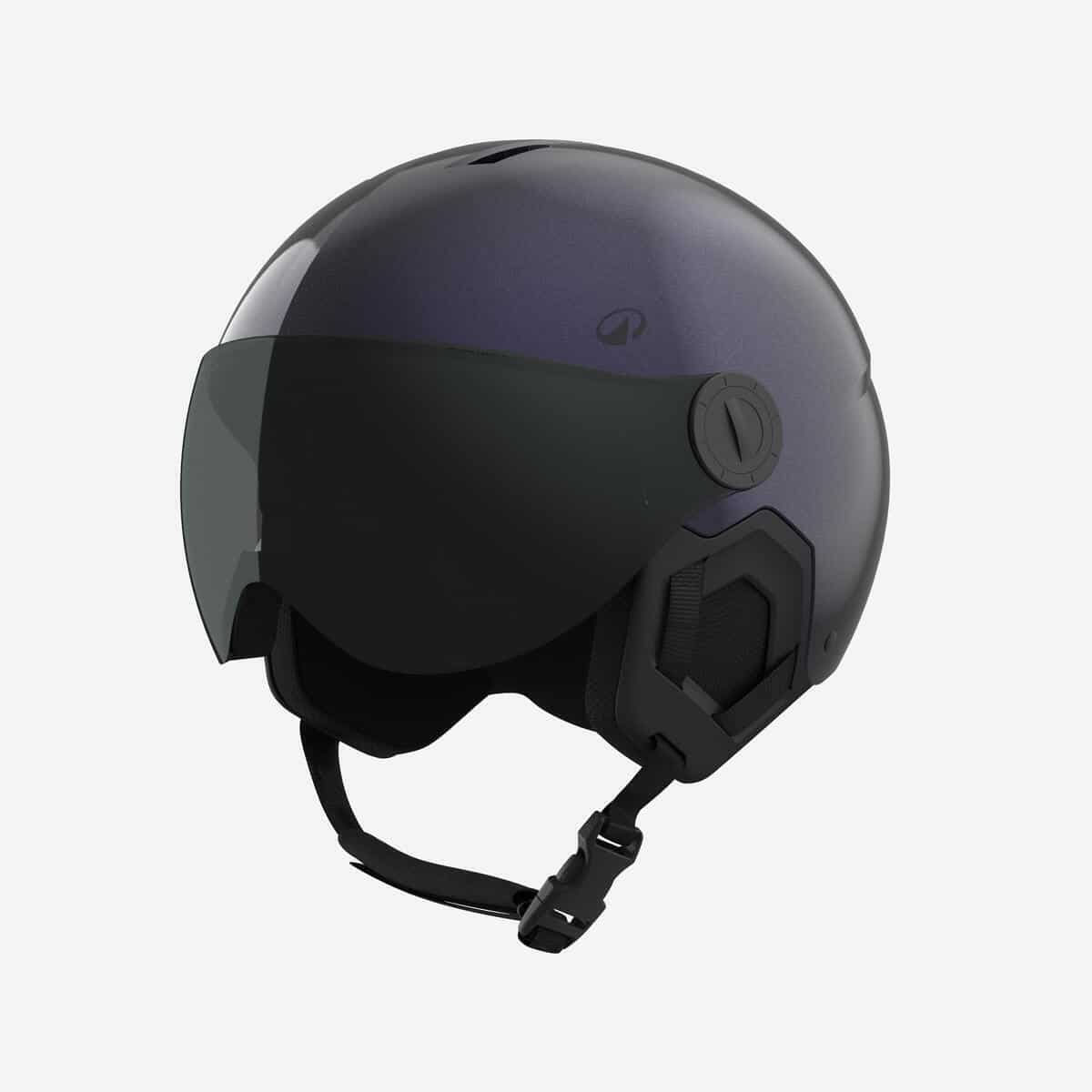 Test du casque de ski enfant H-KID 550 violet Decathlon